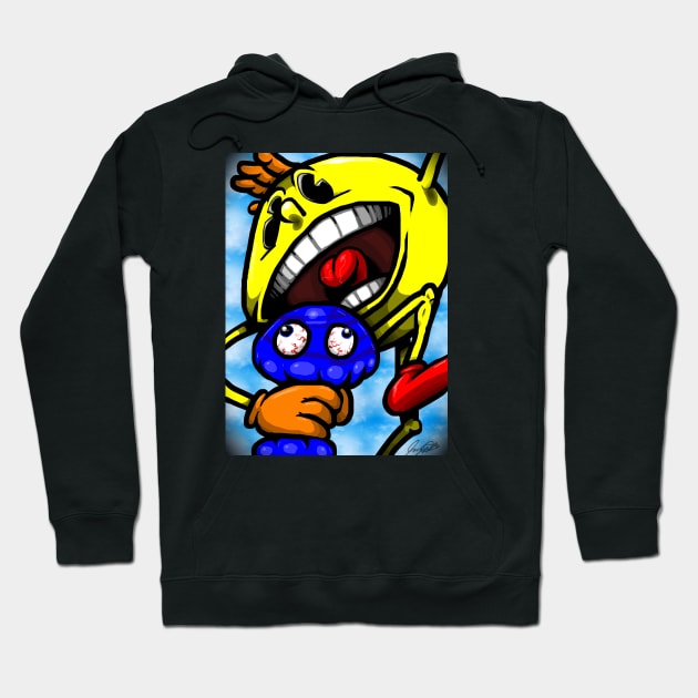 Pac A Lunch Hoodie by Chaosblue